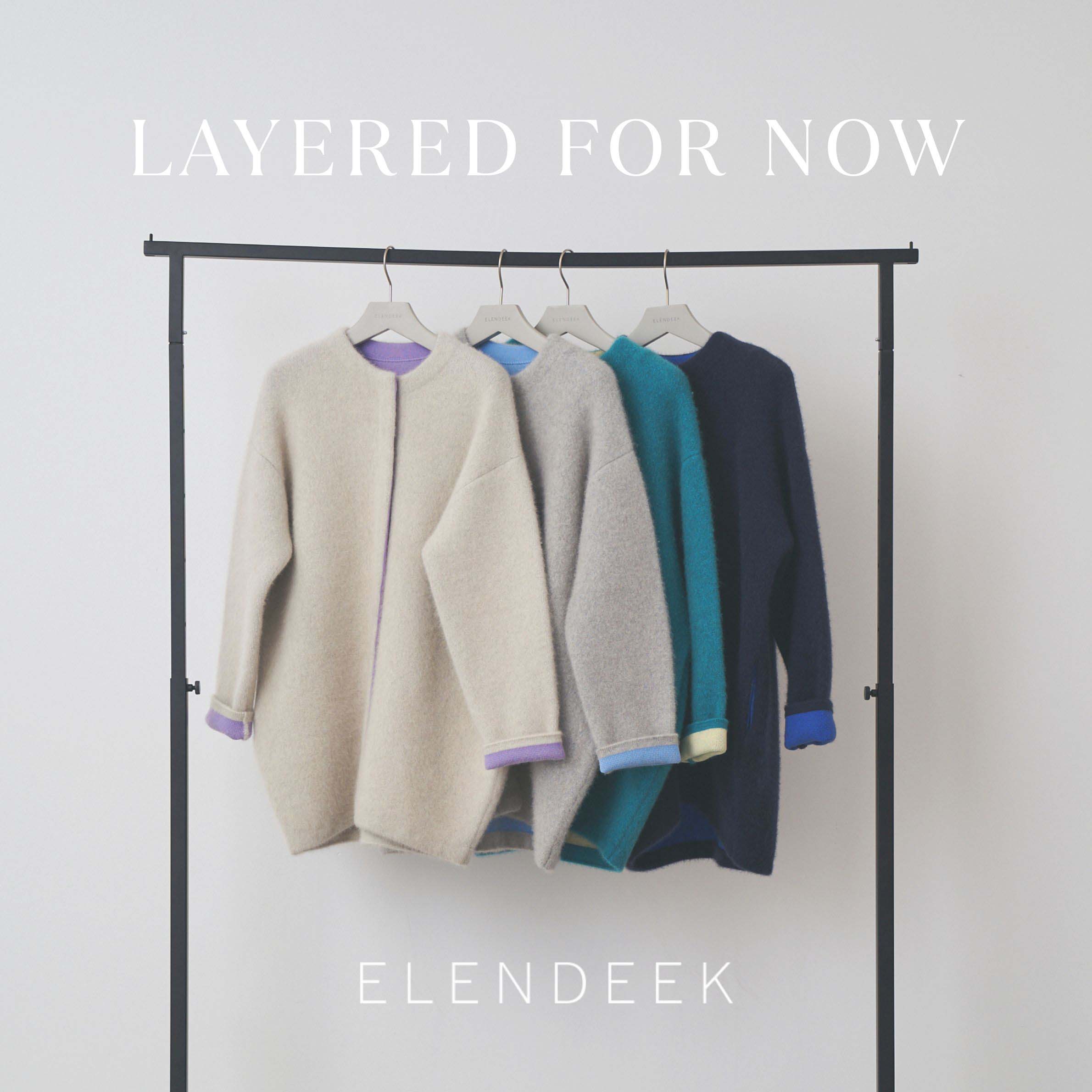 ELENDEEK�i�G�����f�B�[�N�j�̃V���b�v�j���[�X�uLAYERED FOR NOW �������ꂽ���A�{�̉H�D�A�C�e���v
