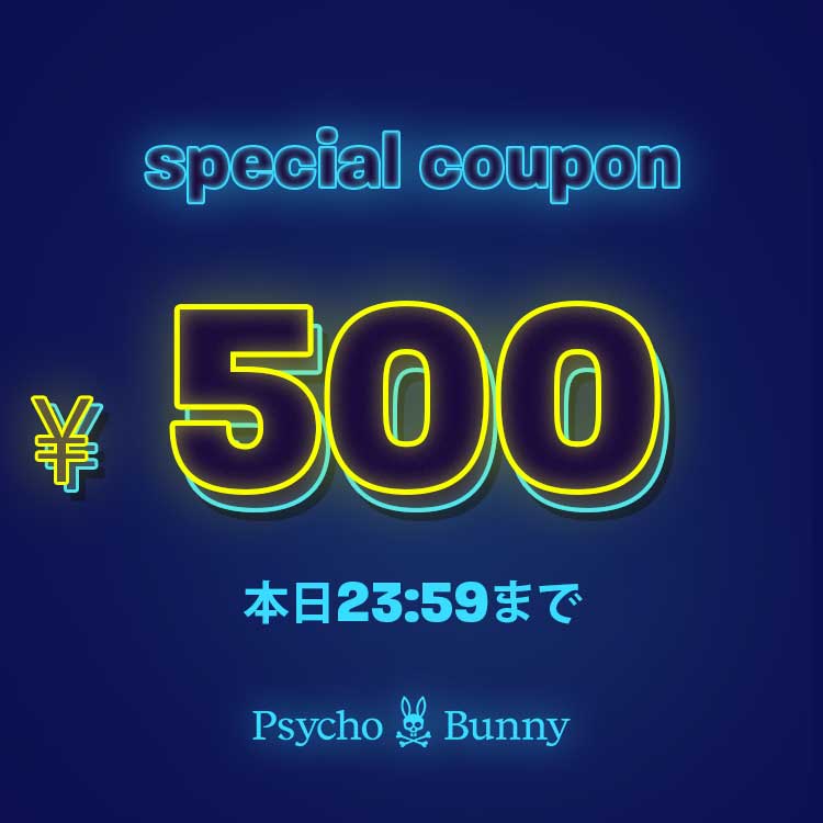 Psycho BunnyiTCRoj[j̃Vbvj[XuyԌz500~N[|v