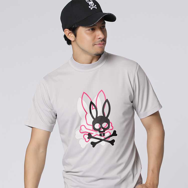 サイコバニーモックネック新品 GOLF] ポケットバニー モックネックTシャツ（Tシャツ/カットソー