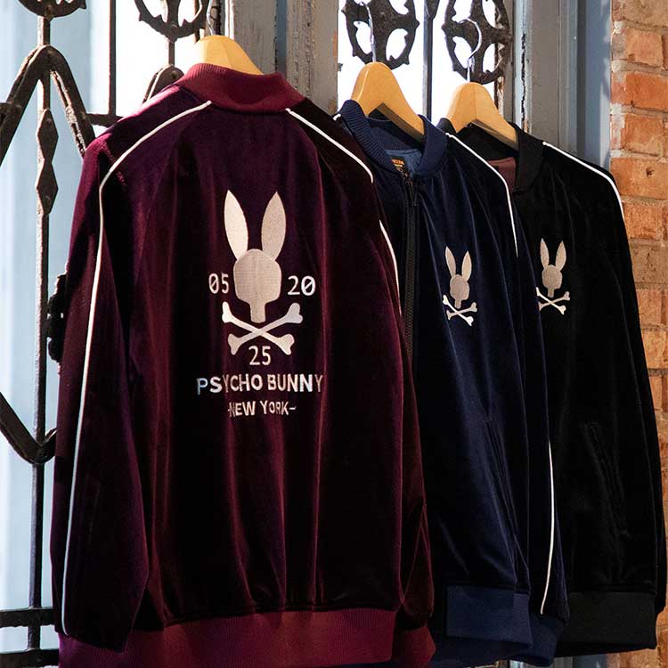 SKOOKUM × PsychoBunny バニーロゴ スカジャン（スカジャン）｜Psycho