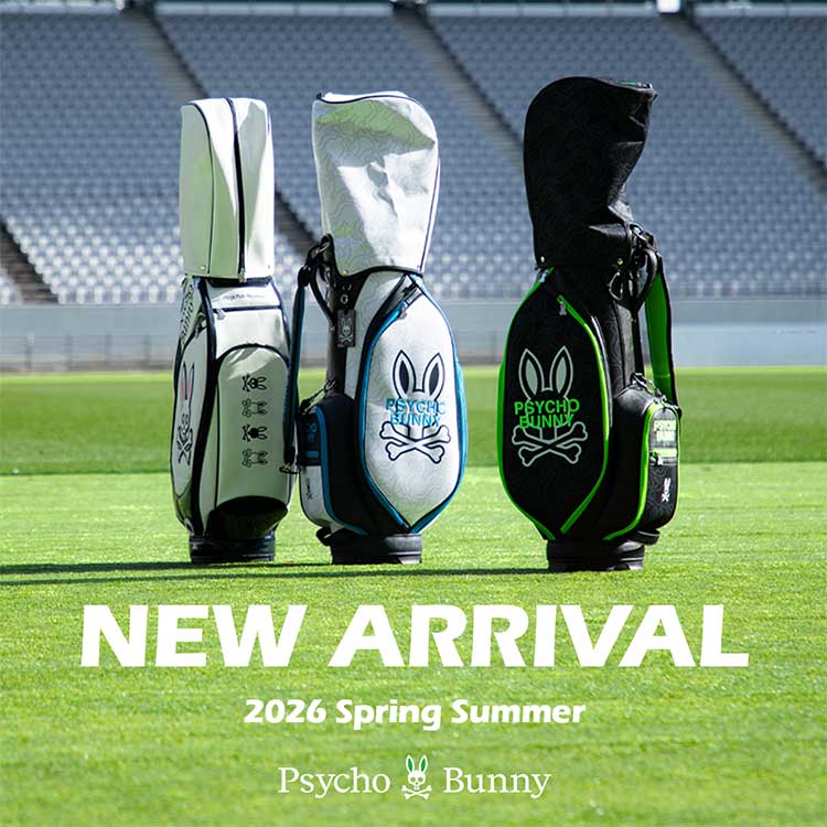 Psycho Bunny�i�T�C�R�o�j�[�j�̃V���b�v�j���[�X�u�yGOLF�z�L���f�B�o�b�O�v