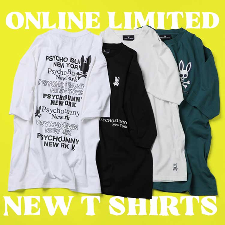 Psycho Bunny�i�T�C�R�o�j�[�j�̃V���b�v�j���[�X�u�yWEB����z2PACK T�V���c���l�C�f�U�C���̔���T�V���c���o��I�v