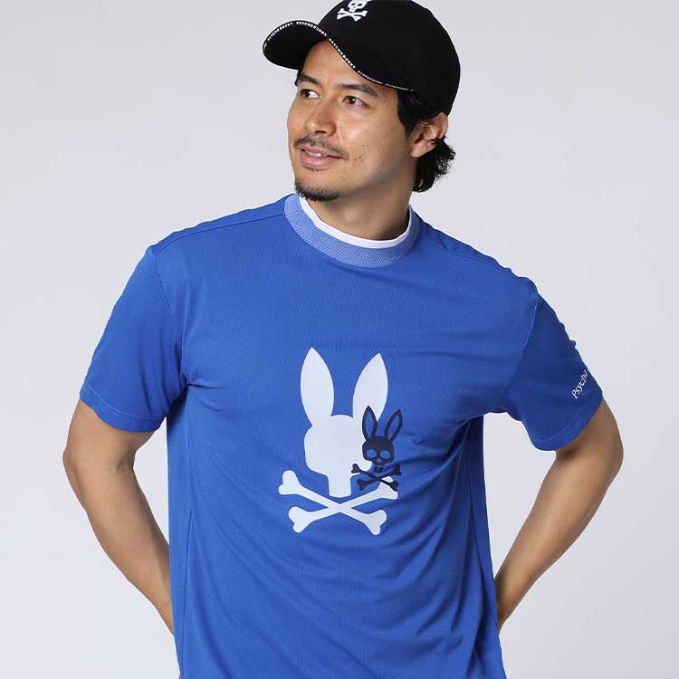 Psycho Bunny�i�T�C�R�o�j�[�j�̃V���b�v�j���[�X�u�yGOLF�z�������b�N�l�b�N�v