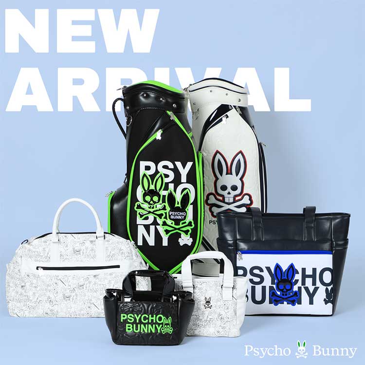 NEW ERA x Psycho Bunny セルフスタンドバッグ Psycho Bunny｜サイコバニーのトピックス「【ゴルフ新作】バッグや