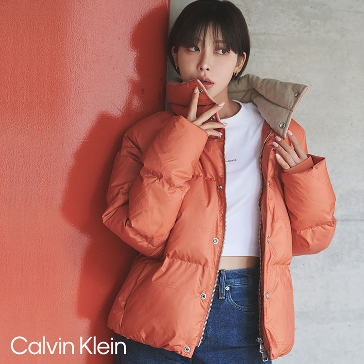 Calvin Klein カルバンクライン ボリューム ダウンジャケット ロゴ