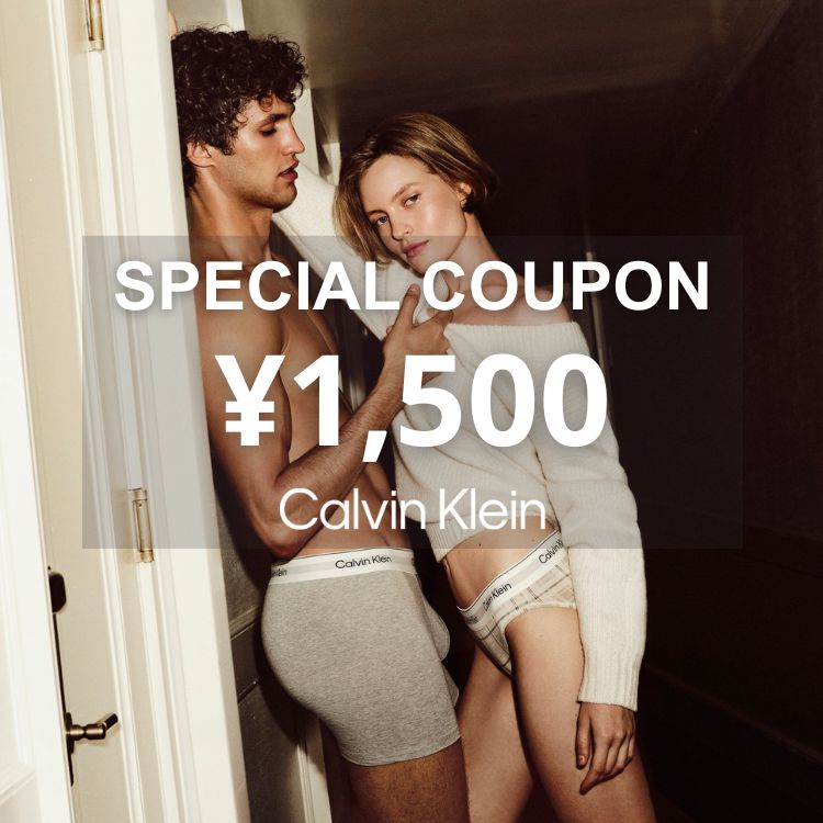 Calvin KleiniJoNCj̃Vbvj[XuyCalvin Kleinz{聏1,500 OFFN[|Iv