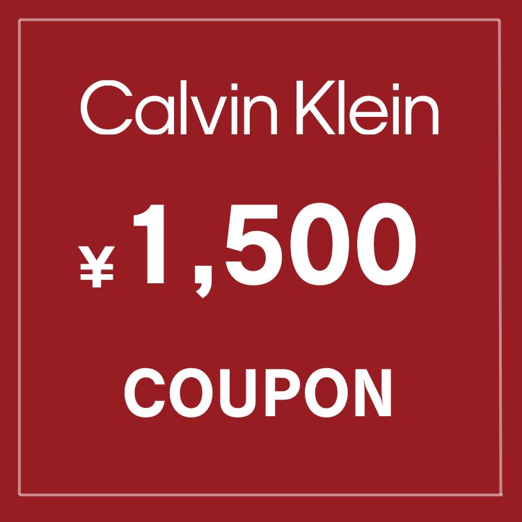 Calvin Klein�i�J���o���N���C���j�̃V���b�v�j���[�X�u�y2Days�z 1,500�~OFF�N�[�|���z�z���v