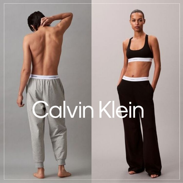 Calvin Klein�i�J���o���N���C���j�̃V���b�v�j���[�X�u���N�Ȃ̂ɂ������B��l�̃X�E�F�b�g�R�[�f �v