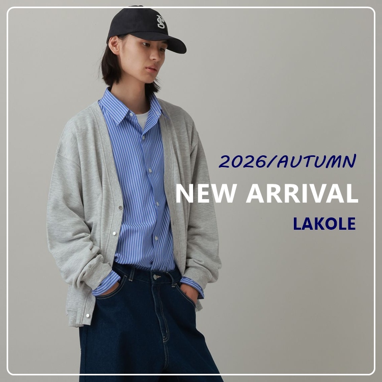 LAKOLE�i���R���j�̃V���b�v�j���[�X�u�yNEW ARRIVAL for MEN!�z�H�̃X�^����������I���邾���ŃT�}�ɂȂ�ŐV�A�p�����W�߂܂����B�v
