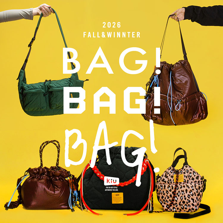 Wpc./KiU�i�_�u�����s�[�V�[�L�E�j�̃V���b�v�j���[�X�u�y26FW Collection�z�Җ]�̃p�f�b�h���p�t�B�[�R���N�V�����̐V�삪�o��I�yKiU�z�v