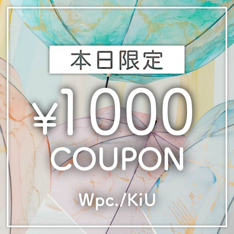 Wpc./KiU�i�_�u�����s�[�V�[�L�E�j�̃V���b�v�j���[�X�u1000�~�I�t�N�[�|���z�z���I�yWpc. / KiU�z�v