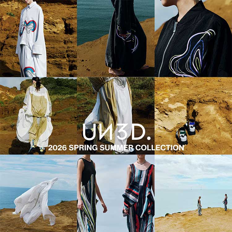 UN3D.iAX[hj̃Vbvj[XuyUN3D.z2026 SS COLLECTION -PRE ORDER-v