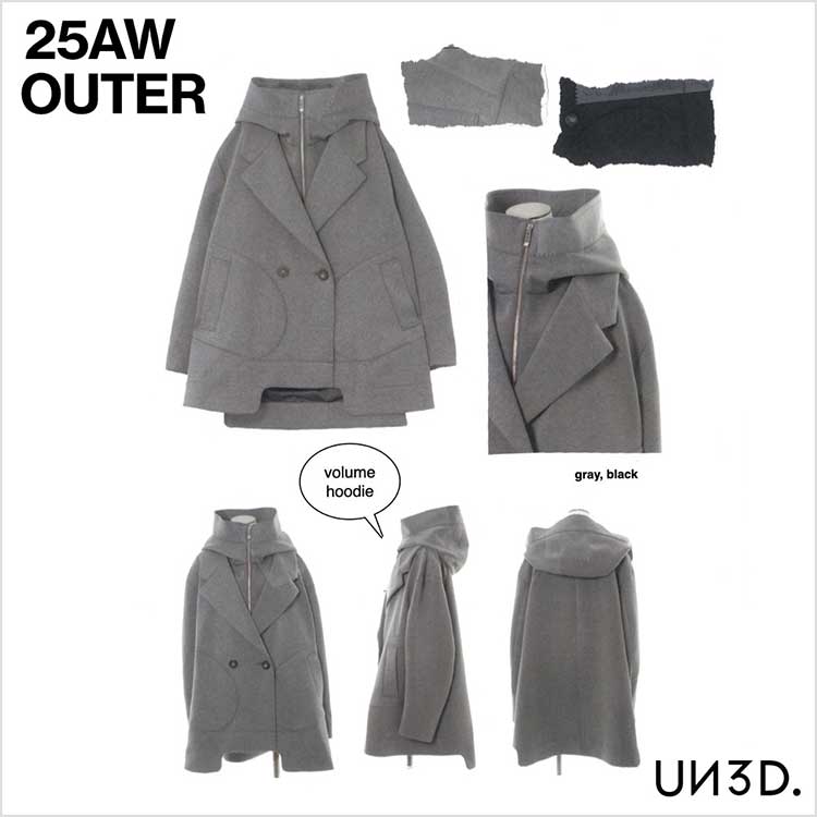 UN3D.｜アンスリードのトピックス「【UN3D.】大人が着られるボア