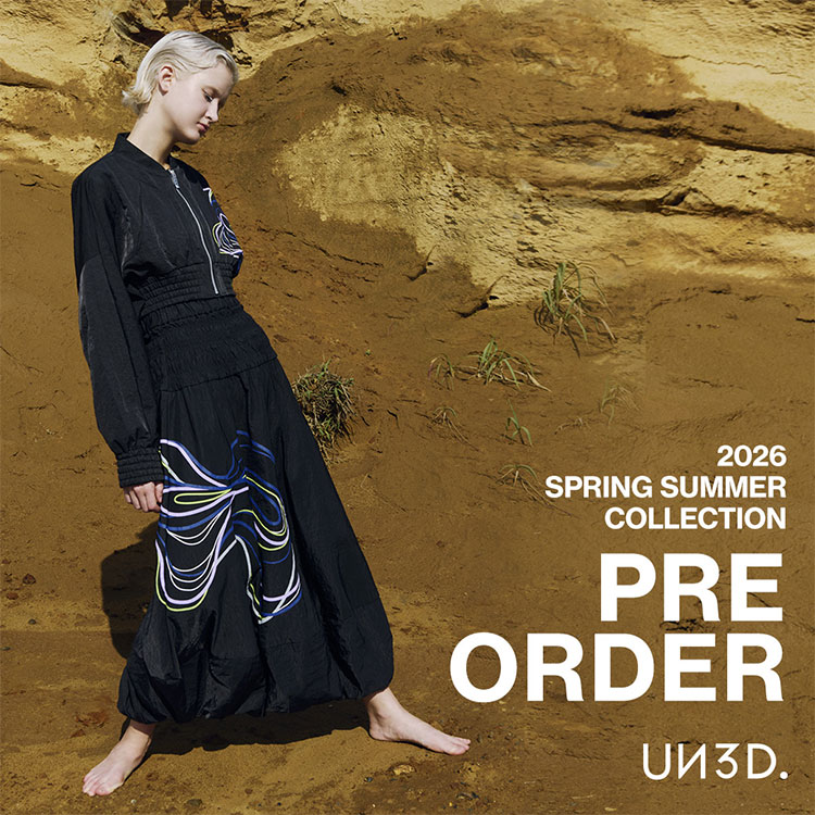 UN3D.｜アンスリードのトピックス「【UN3D.】2026 SS COLLECTION -PRE
