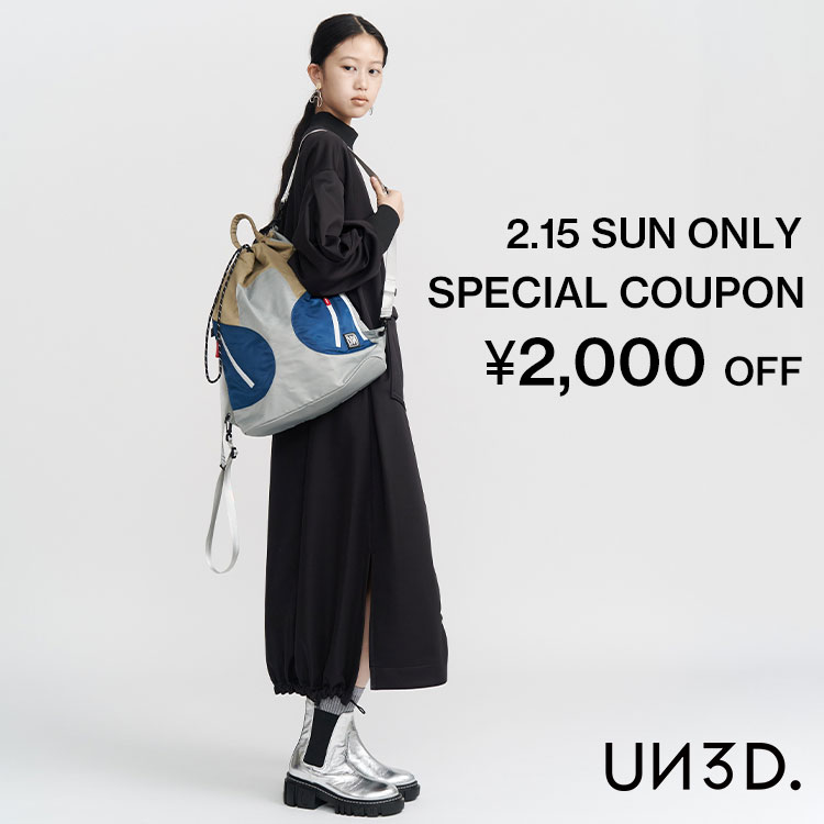 UN3D.�i�A���X���[�h�j�̃V���b�v�j���[�X�u2000�~OFF�N�[�|���z�z���IUN3D.�ŗ~�����A�C�e����������GET���悤�I�v