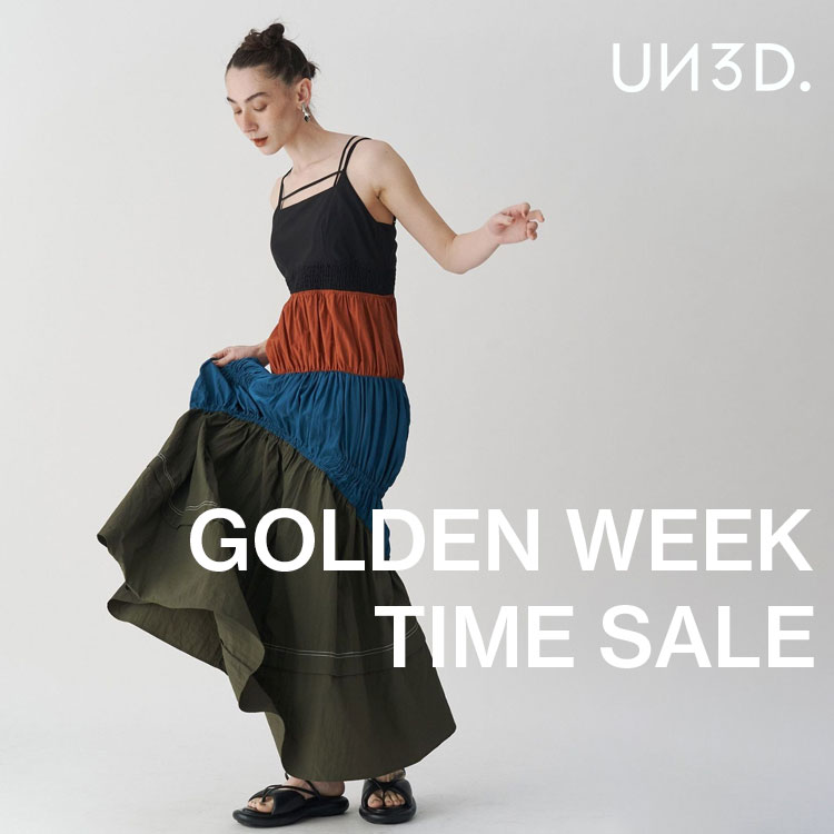 UN3D.�i�A���X���[�h�j�̃V���b�v�j���[�X�uGW�̂��o�����ɁITIME SALE�J�Ò��I�v