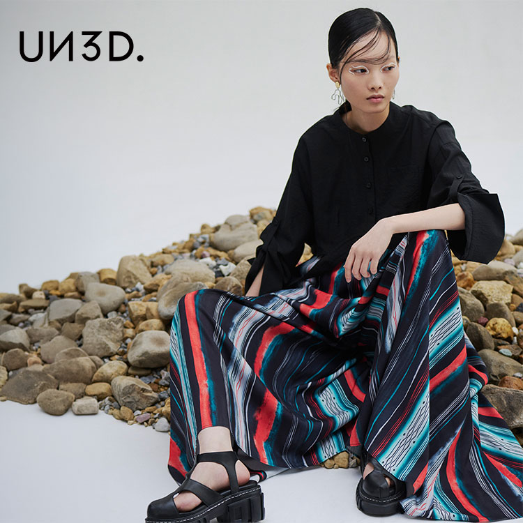 UN3D.�i�A���X���[�h�j�̃V���b�v�j���[�X�u�����b�N�X�������S�n�ƃC���p�N�g�̂���^�C�_�C�X�g���C�v����ۓI�ȃI�[���C�������v
