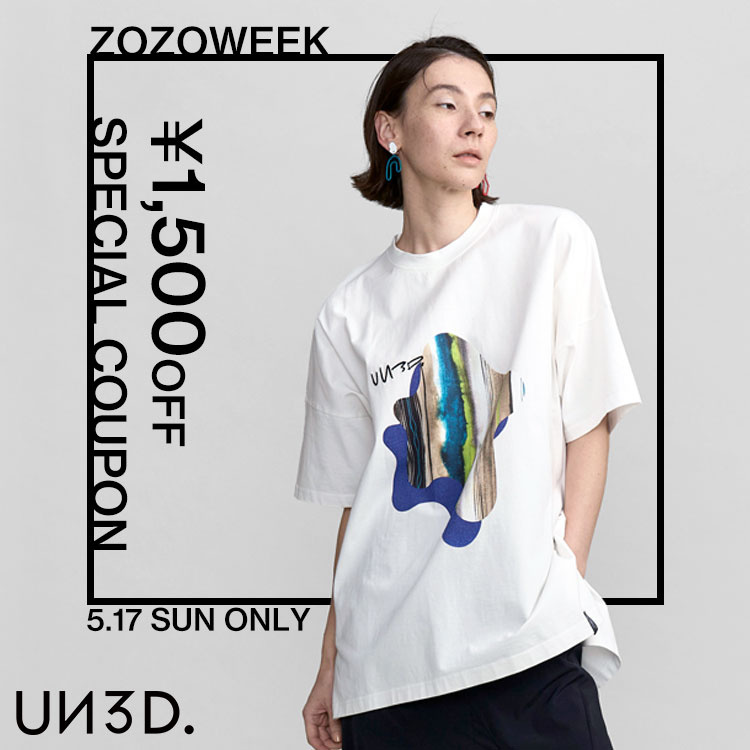 UN3D.�i�A���X���[�h�j�̃V���b�v�j���[�X�u1000�~OFF�N�[�|���v���[���g!!! ZOZOWEEK�J�Ò�!!!�v