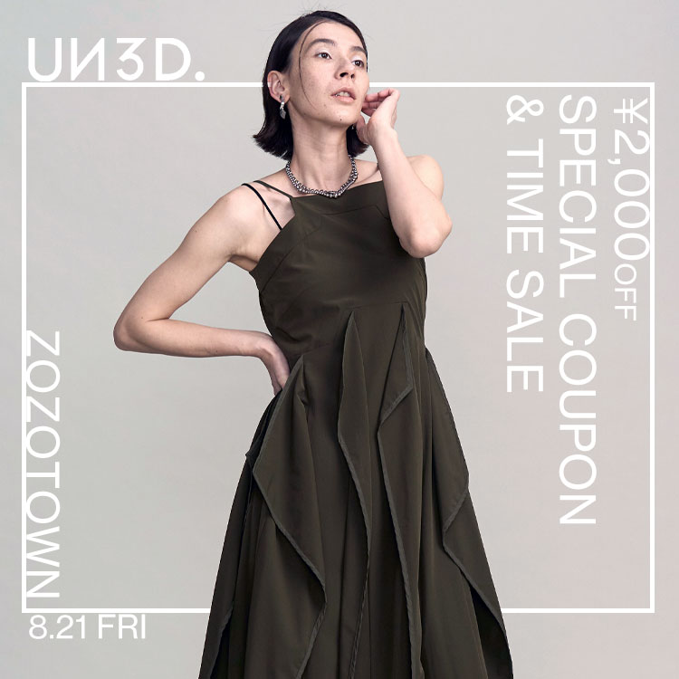 UN3D.�i�A���X���[�h�j�̃V���b�v�j���[�X�u2000�~OFF�N�[�|���v���[���g!!!���^�C���Z�[���J�Ò�!!!�v