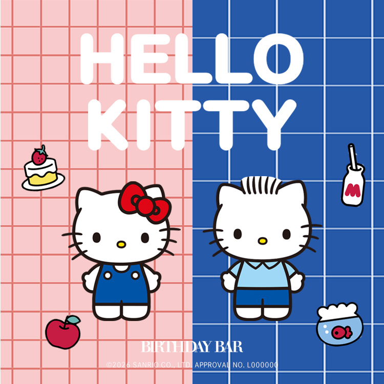 BIRTHDAY BAR�i�o�[�X�f�C�o�[�j�̃V���b�v�j���[�X�uSanrio characters × BIRTHDAY BAR�l�C�R���{����2�e�I�v