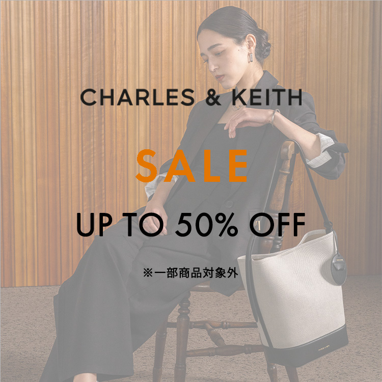 CHARLES & KEITHi`[YL[Xj̃Vbvj[XuyMAX50%OFFzSALEΏۃobOTOP20v