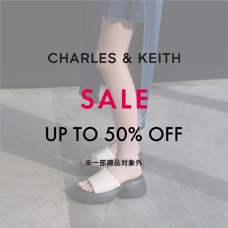 CHARLES & KEITHi`[YL[Xj̃Vbvj[XuyMAX50%OFFzSALEΏۃV[YTOP20v