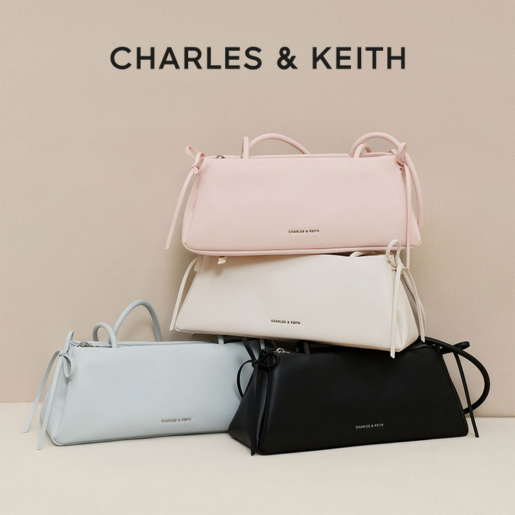 チャールズアンドキース　ナスリン　バッグ CHARLES & KEITH Nasrin ナスリン ジオメトリックトートバッグ