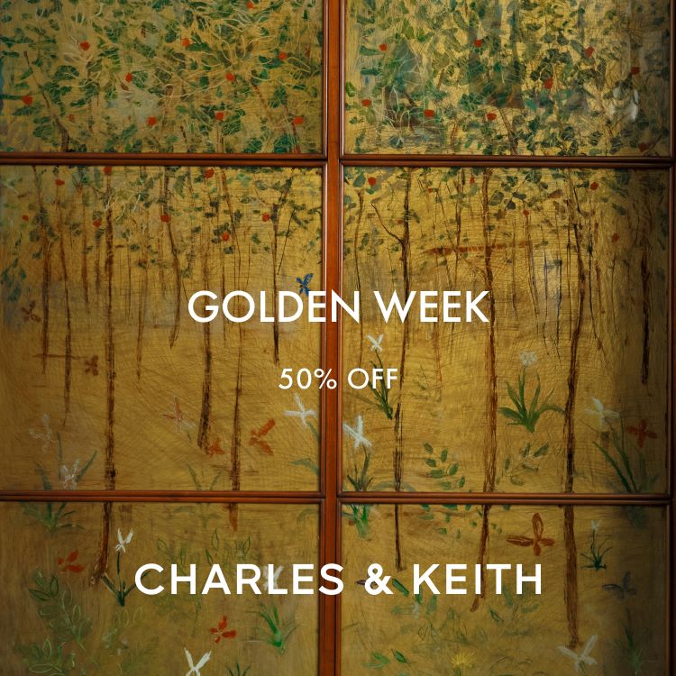 CHARLES & KEITH�i�`���[���Y���L�[�X�j�̃V���b�v�j���[�X�u�yALL50��OFF�z�S�[���f���E�B�[�N�Z�[��START�v