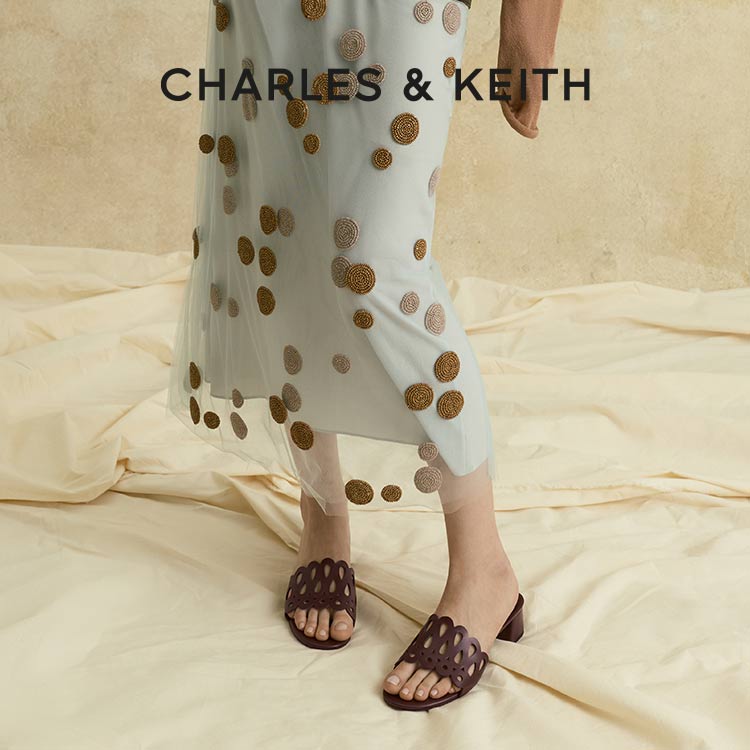 ルーシュドストラップ プラットフォームウェッジ（サンダル）｜CHARLES