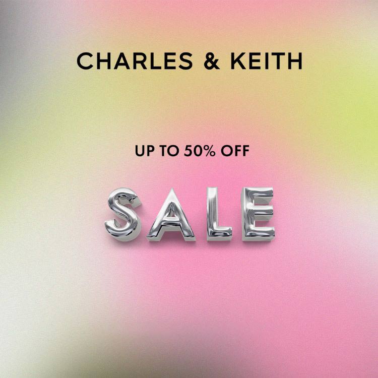 CHARLES & KEITH�i�`���[���Y���L�[�X�j�̃V���b�v�j���[�X�u�yMAX50��OFF�z�{�����START�I�v