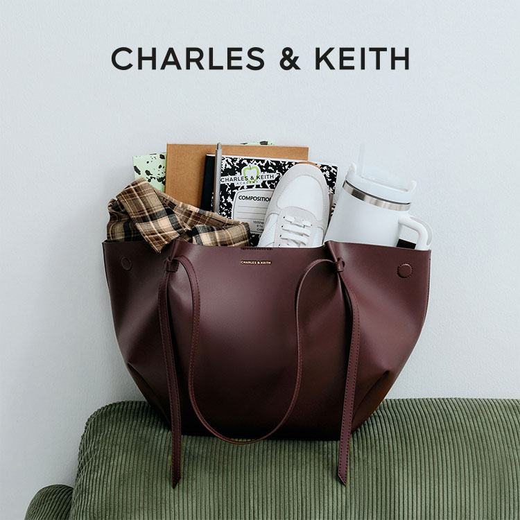 CHARLES & KEITH�i�`���[���Y���L�[�X�j�̃V���b�v�j���[�X�u�I���I�t�g����D�G�V���[�Y���o�b�O�v