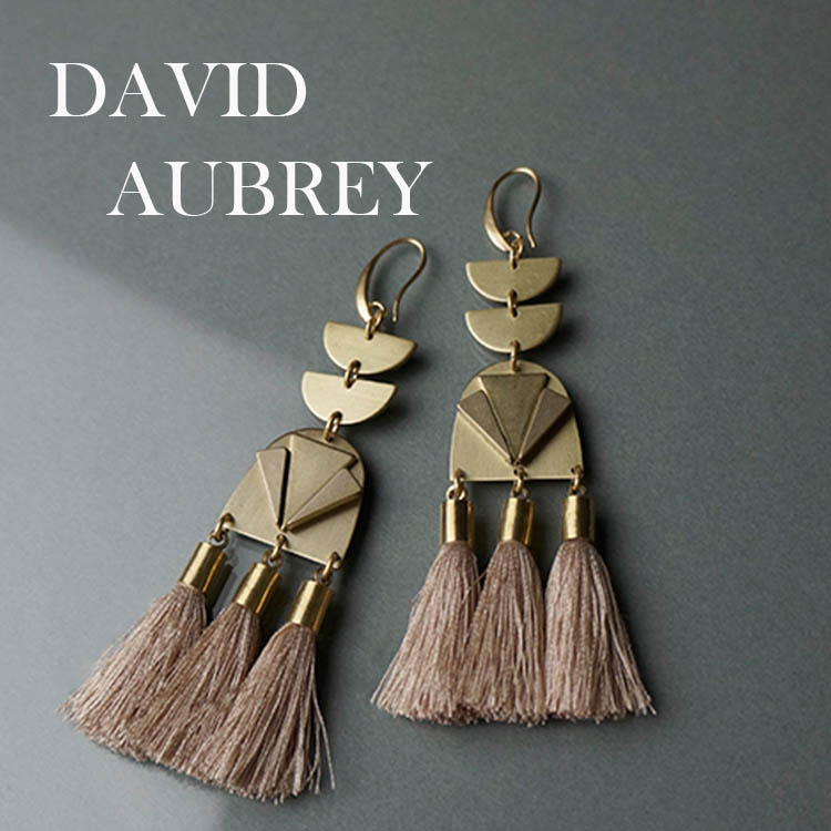 DAVID AUBREY】ビッグラウンドピアス YSMCOLLECTION（ピアス（両耳用