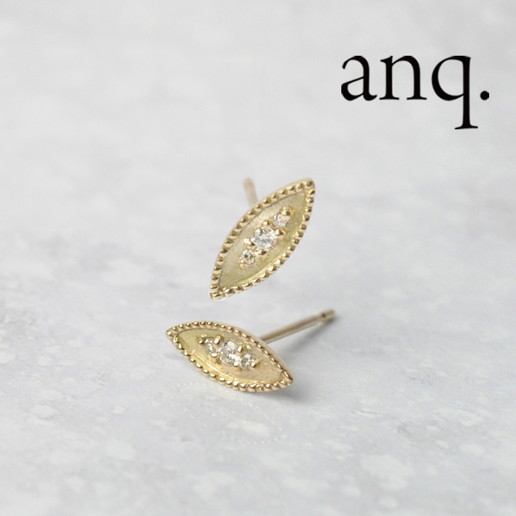 anq.」K18・ダイヤモンド スイングピアス（ピアス（両耳用））｜anq