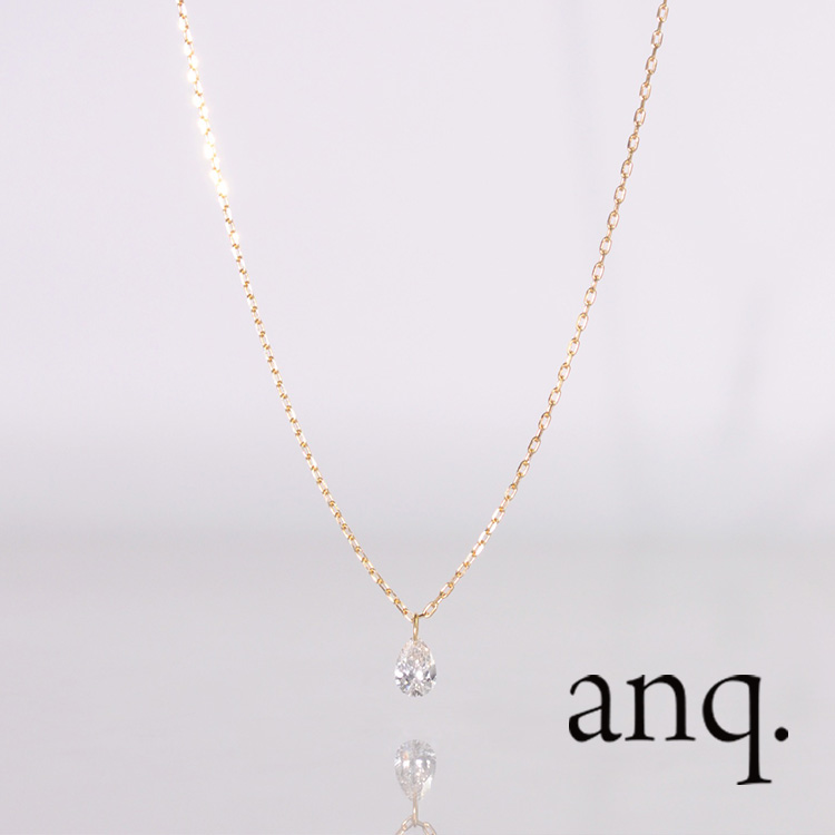 anq.」K18・ダイヤモンド スイングピアス（ピアス（両耳用））｜anq