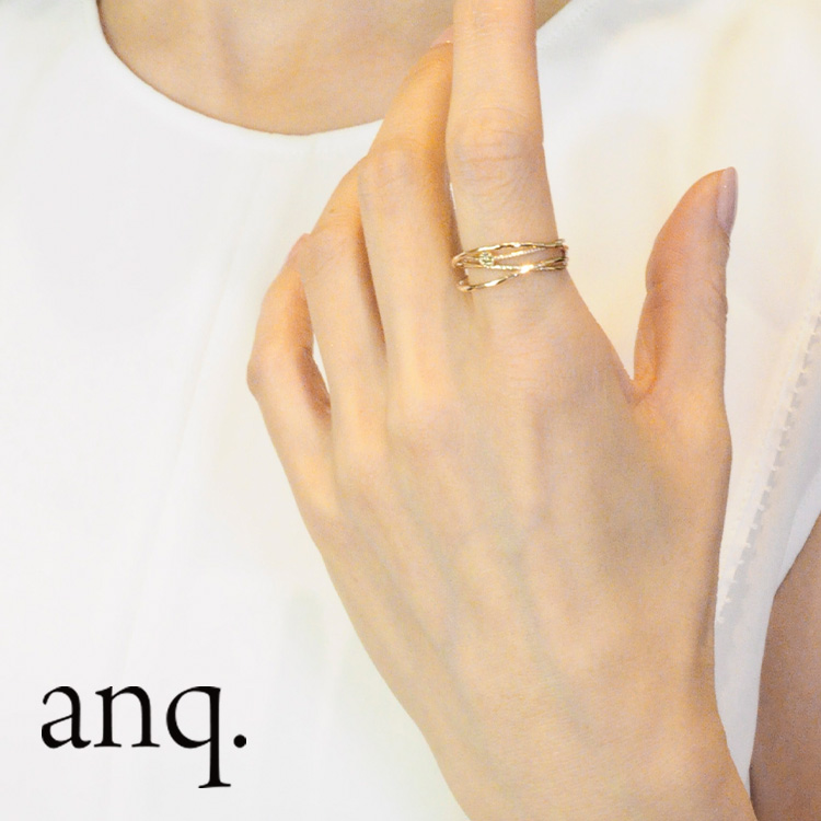 anq.」K10・4本セットリング(リング)|anq.(アンク)の anq.」K10・4本セットリング(リング)|anq.(アンク)の