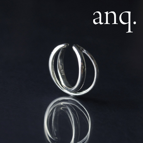 anq.」シルバー 925 ベーシックバングル（バングル/リストバンド