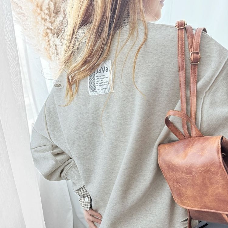 セール】《Javaジャバコラボ》大人のこなれ感。ダメージ加工裏起毛