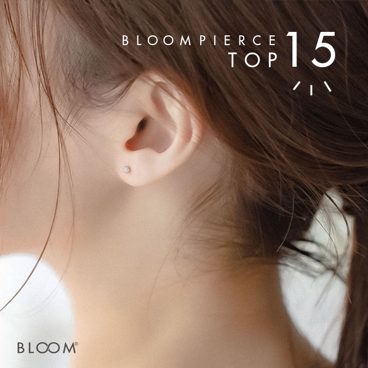 K10 イエローゴールド フープピアス BLOOM/ブルーム WEB限定（ピアス