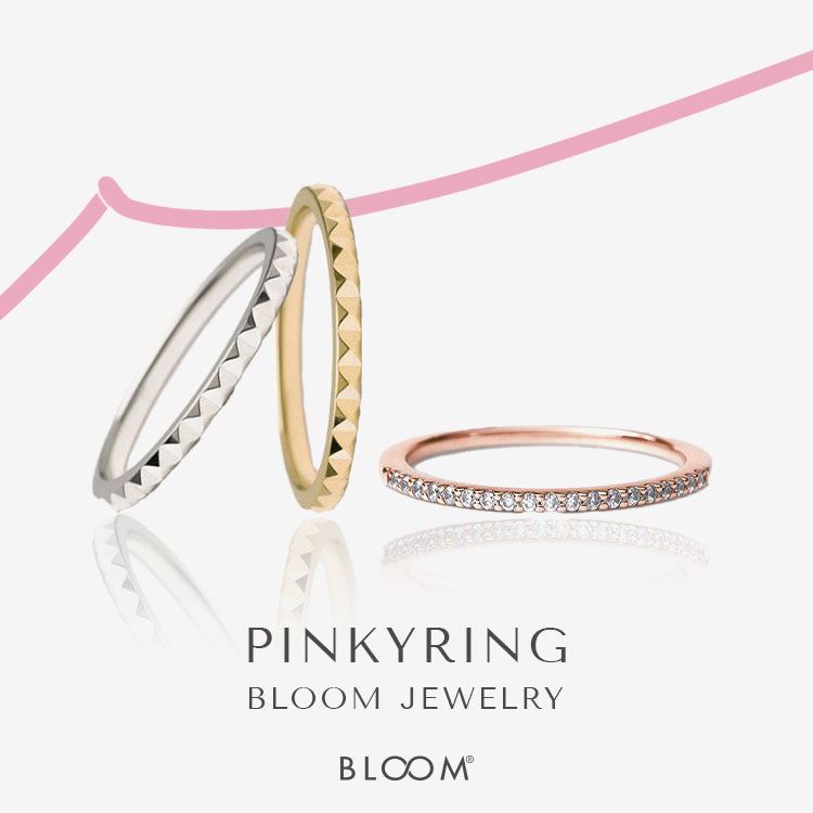 シルバー ダイヤカット リング ピンキーリング可 BLOOM/ブルーム シルバー ダイヤカット リング ピンキーリング可 BLOOM/ブルーム