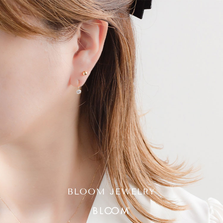 大幅値下げ！K18 エステールのルビー ピアス ルビー ピアス K18 揺れる ティアドロップ 7月の誕生石