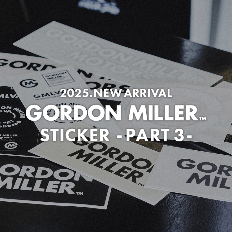 GORDON MILLERiS[h~[j̃Vbvj[XuGORDON MILLERIWiXebJ[C_XgA2025VfUC3e̔JnIv