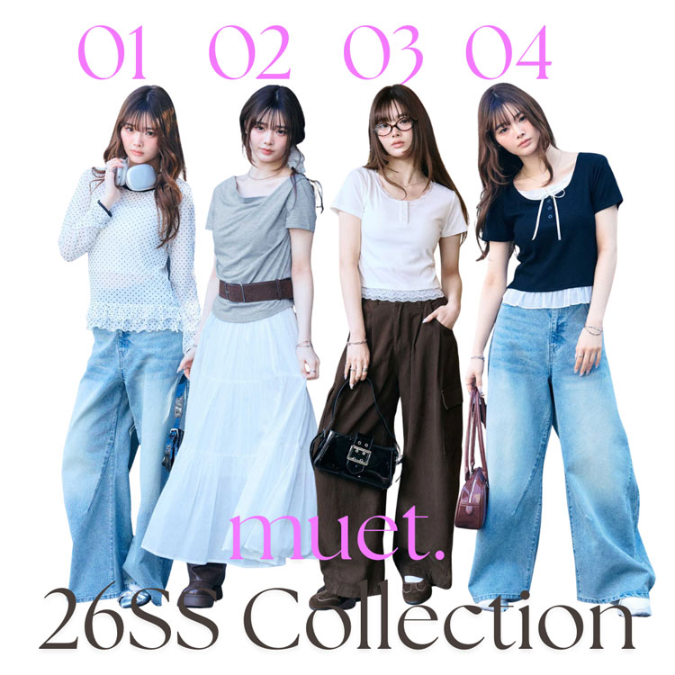 GeeRA�i�W�[���j�̃V���b�v�j���[�X�u�ymuet.(�~���G)�zRECOMMEND�b26SS Collection�v