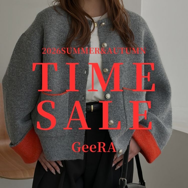 GeeRA�i�W�[���j�̃V���b�v�j���[�X�u�yTIME SALE�z�Ӊā`�H�~�܂łȂ��`���g����I���G�̑���̓A�C�e��������ɂ����Ɂv