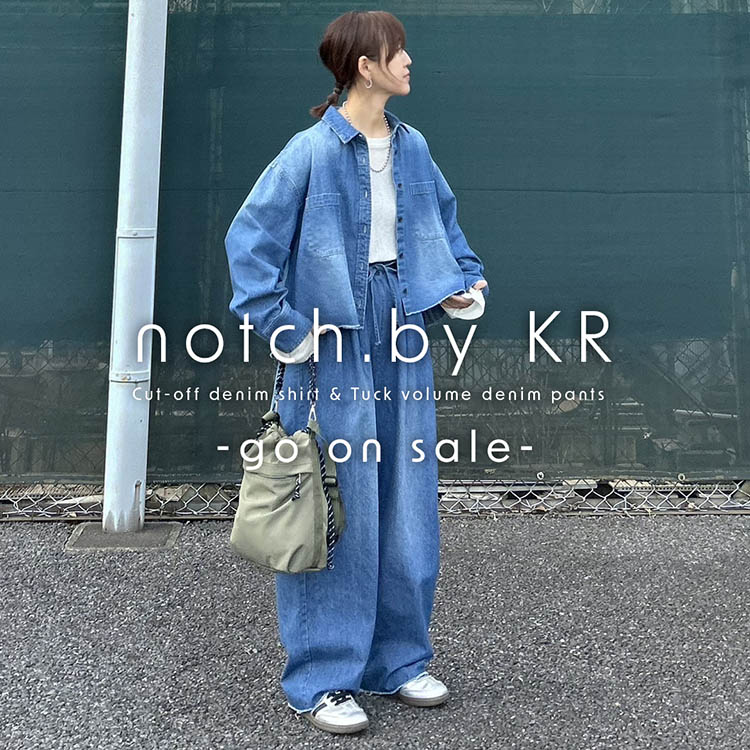 notch.by KR 】カットオフデニムシャツ（デニムジャケット