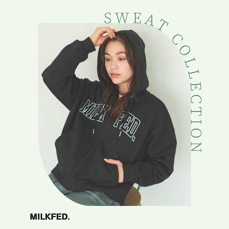 MILKFED.ⅹCHAMPION SWEAT HOODIE（パーカー）｜MILKFED.（ミルク