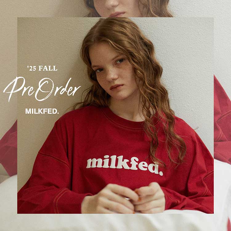 MILKFED.i~NtFhj̃Vbvj[Xu_25/FALL PRE ORDERX^[gII^v