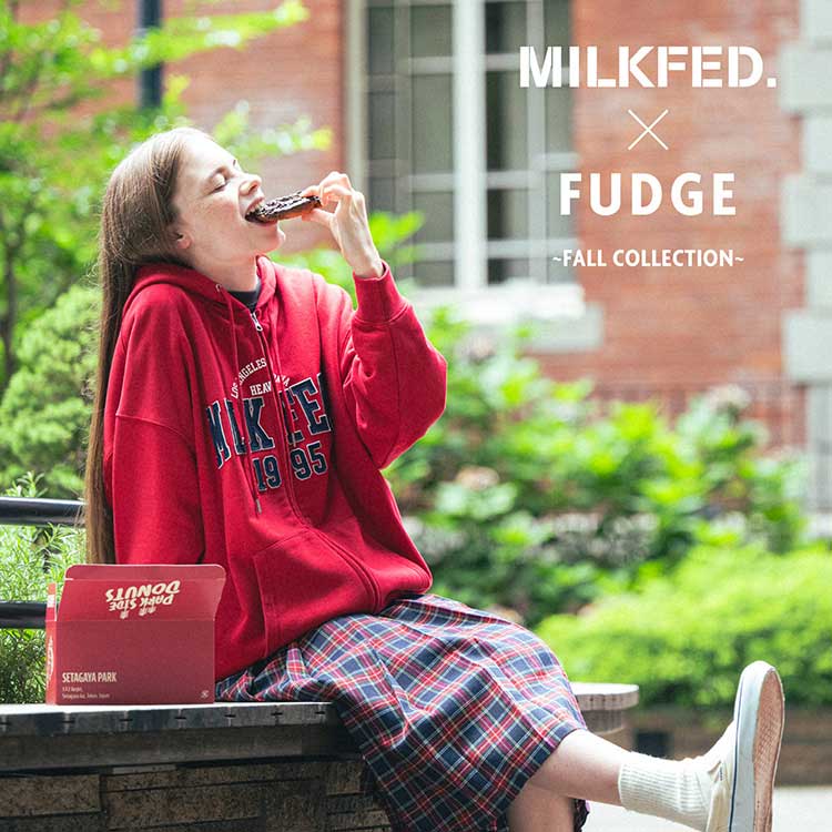MILKFED ミルクフェド　マウンテンパーカー➕ショルダーバッグ(おまけです) MILKFED.｜ミルクフェドのトピックス「[MILKFED.×FUDGE]掲載