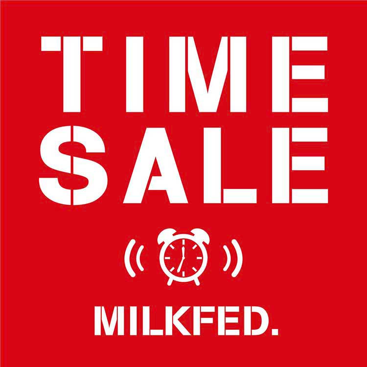 MILKFED.i~NtFhj̃Vbvj[XuyMILKFED.zMAX75%OFFIXyV^CZ[JÒIIv