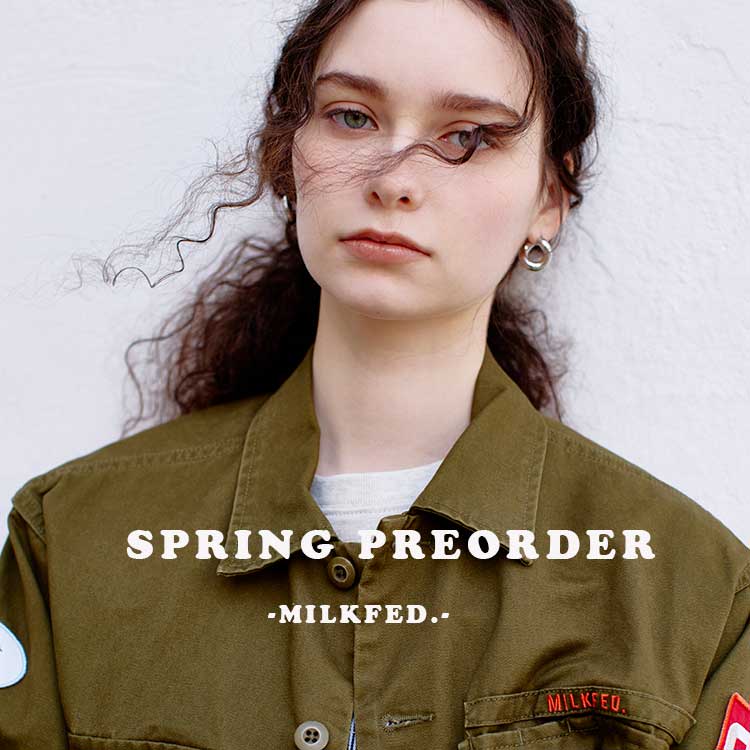 MILKFED.�i�~���N�t�F�h�j�̃V���b�v�j���[�X�u�_26�N�t�̐V�삪�\���t�����^2026 MILKFED. SPRING PRE ORDER�v