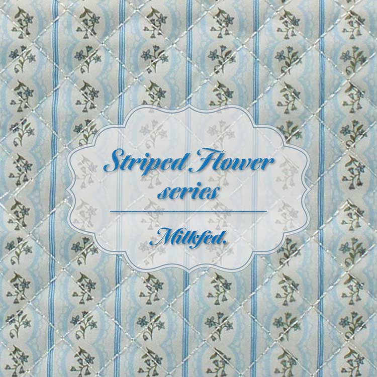 MILKFED.�i�~���N�t�F�h�j�̃V���b�v�j���[�X�u�[STRIPED FLOWER COLLECTION�[�v